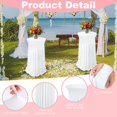 thumbnail image 3 of Spandex cocktail tablecloth, suitable for high top dining tables, bars, weddings, parties, and banquets as an elastic tablecloth. Different colors to choose from, 3 of 6