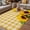 Yellow, variant on Spring Sunflowers Outdoor Rug for Patio/Deck/Porch, Non-Slip Large Area Rug 4 x 6 Ft, Yellow Floral Turquoise Farmhouse Grey Wooden Indoor Outdoor Rugs Washable Area Rugs, Camping Rug Carpet Runner