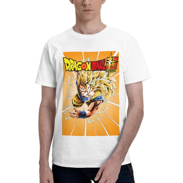 Camiseta de Manga Corta para Hombres DBZ