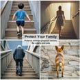 thumbnail image 6 of Stair Nosing Rubber Stair Edging, Non-Slip Self Adhesive Staircase Step Edge Protector, 3.3Ft Stair Edge Trim Peel and Stick Stair Nosing Vinyl Stair Nose for Outdoor & Indoor-Grey, 6 of 6