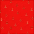 thumbnail image 3 of Shason Textile 45" x 3 yd Cotton Polyester Blend Glitter Sewing & Craft Fabric, Red and Gold, 3 of 4