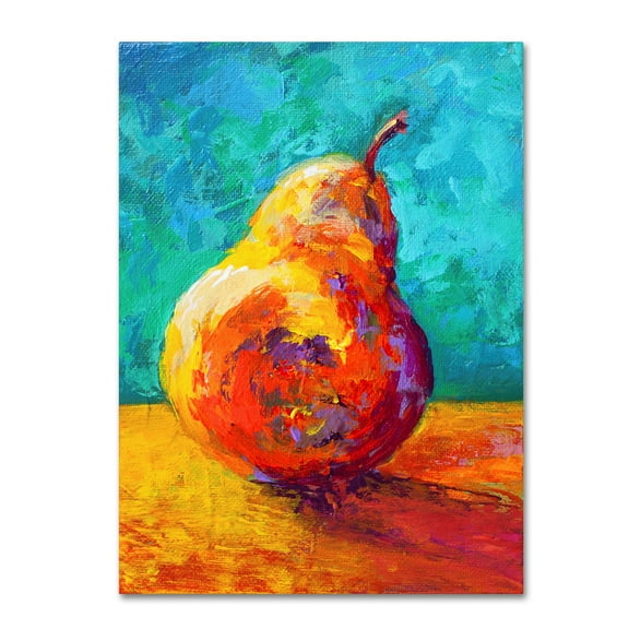Trademark Fine Art 'Pear VI' Canvas Art by Marion Rose