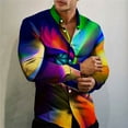 thumbnail image 2 of Las camisas de otoño más nuevas para hombres, camisas sociales de lujo de manga larga con calavera 3D, camisetas de gran tamaño con solapa, camisetas para hombre, ropa de otoño 2024, 2 of 5