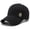 Black, variant on Unisex Curved Brim Washed Cotton Sport Cap Embossed Brim Letter Shield Patch Badge Wind Resistant Adjustable Sun Hat for Driving Training City Walks Camping & Everyday Casual Wear Army Green