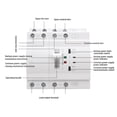 thumbnail image 3 of Power Automatic Transfer Switch, 4P 63A Millisecond Level Fast Switching Generator Changeover Switch, Power Automatic Supply Transfer Switching Switch Automatic Transfer Switch, 3 of 7