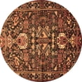 thumbnail image 1 of Ahgly Company Indoor Round Animal Brown Traditional Area Rugs, 7' Round, 1 of 4