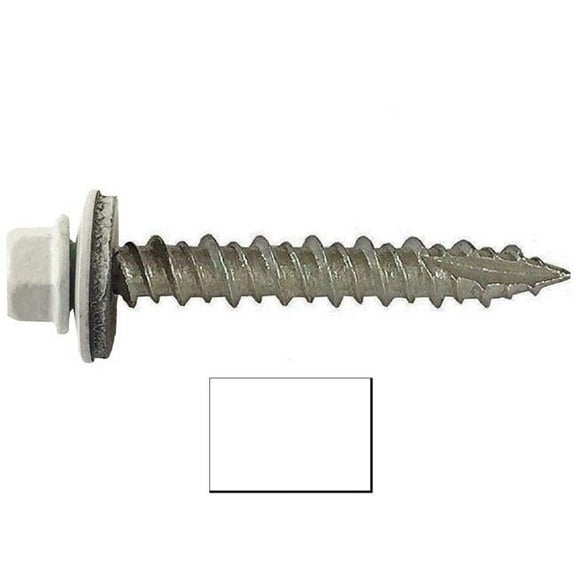 Hillman Fasteners 250767 10 x 1.5 in. White Screw - 250 Piece