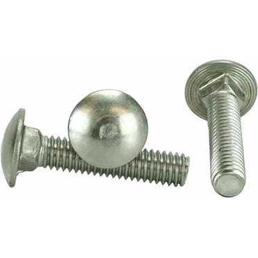 Redding Fasteners 25pk 5/16-18 X 3" Stainless Steel Carriage Bolts – 18-8 304 Full Thread