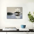 thumbnail image 4 of Acheng Zen Canvas Wall Art Lotus Flowers and Stones Spa Pictures Wall Decor Art Prints for Yoga Meditation Room Decor  20x16inch, 4 of 6