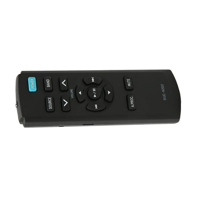 Télécommande de Remplacement, Petite Distance de Transmission Longue RUE 4202 Télécommande Sonore de Remplacement pour CDE 124SXM pour IVA D300R pour CDE 143BT pour CDE 164BT