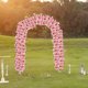 thumbnail image 5 of Arreglo Floral de Seda para Pasillo de Boda, Ramo Realista de Rosas y Lirios con Soporte, 52 Cm de Alto, Ideal para Mesas y Eventos, Decoración Floral Duradera., 5 of 7