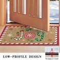 thumbnail image 3 of Happy Easter Kitchen Rugs Set 2 Piece,Easter Eggs Bunny Decorative Rugs for Kitchen,Easter Spring Flowers Rabbit Low-Profile Floor Mats Decorations for Home Kitchen (17.7x47.2+17.7x23.6 Black), 3 of 6