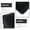 Black, variant on KAKOWELY Bathroom Mats Set Black Polyester 1 Set 17.7X15.7in