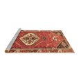 thumbnail image 2 of Ahgly Company Machine Washable Indoor Rectangle Persian Brown Traditional Area Rugs, 7' x 10', 2 of 4