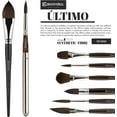 thumbnail image 4 of Escoda Último Synthetic Squirrel Brush - Travel Round, Size 4, 4 of 6