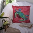 thumbnail image 3 of Carolines Treasures 8379PW1414 Crab Decorative Canvas Fabric Pillow, 14Hx14W, multicolor, 3 of 4