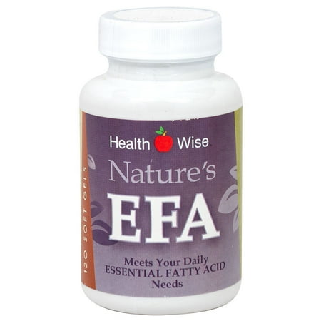 HealthSmart Supplement - Nature's EFA - Essential Fatty Acids - Diet Supplement - 120