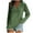 Green, variant on Diufon Plus Size Womens Blouses Fall Casual Solid Color Tunics V Neck Long Sleeve Comfortable Tops