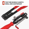 thumbnail image 4 of Mistaha Cage Clamp and Disassembly Pliers Set with Dust-proof Cover, Steel Construction, Red/Blue Handle Color, Random Dispatch - Handy Tube Clamp Tool Kit, 4 of 6