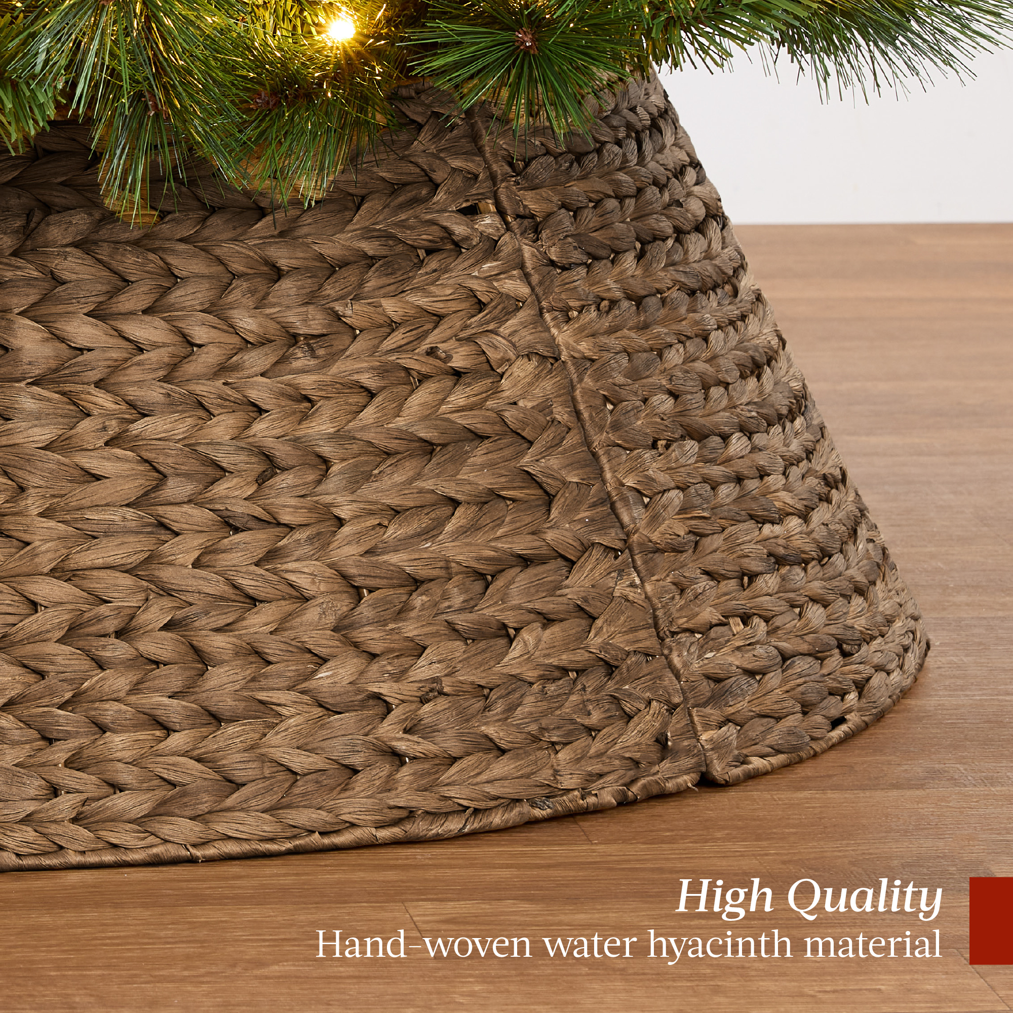 Best Choice Products 42-Inch Hyacinth Christmas Tree Collar photo 7