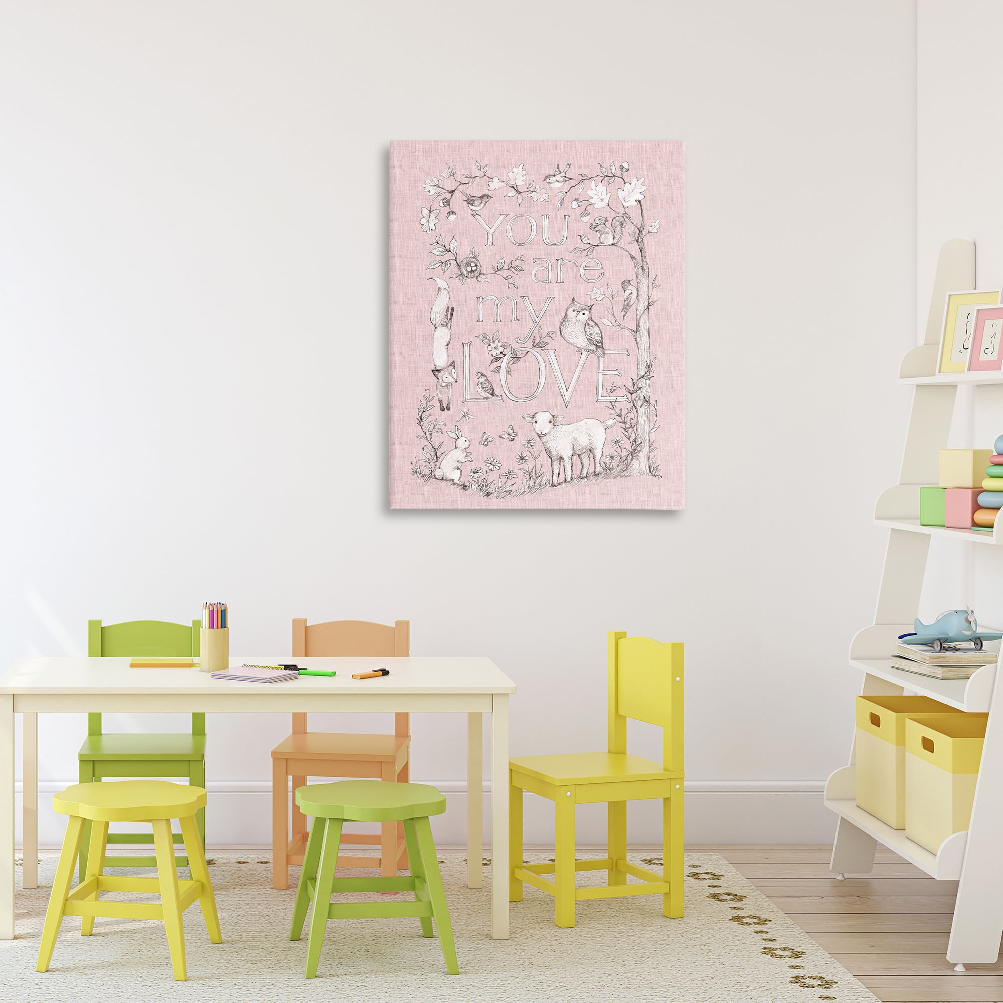 Stupell Industries You Are My Love Canvas Wall Art, design by Susan Winget