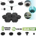 thumbnail image 3 of Mini Solar Powered Fountain Garden Pool Pond Solar Panel Floating Fountain Garden Decoration Water Fountain, 3 of 7