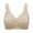 Beige, variant on Aofany Women's Plus Size Wireless Bra Full Cup Lift Bras for Women No Underwire Push Up Shaping Wire Free Everyday Bra