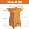 thumbnail image 5 of 24" Rustic Corten Steel Fire Pit with 27" Stand, Rust Patina Finish, Detachable Wood-Burning Fire Bowl for Outdoor, Patio Decor, 5 of 8