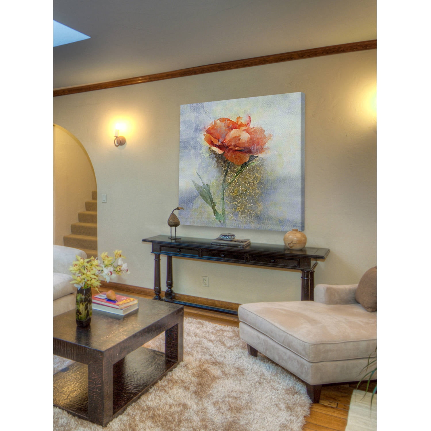 "Dreamy Romantic" Painting Print on Wrapped Canvas