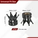 thumbnail image 2 of Tapa de válvula de neumático Uxcell Crown, 4 piezas de tapas de válvula de neumático para vehículos, tapas de aire para neumáticos de coche, negras, 2 of 6