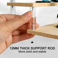 thumbnail image 4 of 1-5 Layers Wooden Ladder Rack Acrylic Multi-layer Ladder Display Rack, 4 of 11