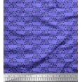 thumbnail image 1 of Soimoi Cotton Duck Fabric Cross Sign & Triangle Geometric Print Sewing Fabric Yard 56 Inch Wide, 1 of 3