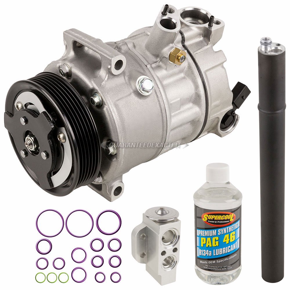 For Volkswagen Jetta 2013 2014 2015 OEM AC Compressor w/ A/C Repair Kit