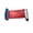 Blue Handle components with a White Locking mechanism and a Red resistance band., variant on Retract-a-Band® - Exercise Band System - "Never Release" Handles - 1 Band Achieves ALL Strength Levels
