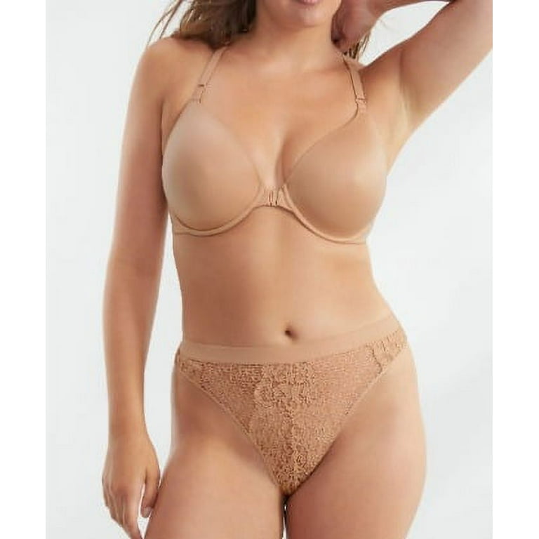 Reveal NUDE The Perfect Support Front Close T-Shirt Bra, US 34B, UK 34B