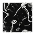 thumbnail image 4 of WYYP Skeletons Cave Painting Square Tablecloth Outdoor Fitted 100% Polyester Fiber 46*46, 4 of 8