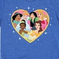thumbnail image 3 of Disney - Princess Group Heart - Toddler And Youth Short Sleeve Graphic T-Shirt, 3 of 5