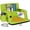 Lime, variant on Heated Reclining Stadium Seat for Bleachers with Back Support Waterproof Portable Outdoor Chair with Padded Cushion and Storage Pockets