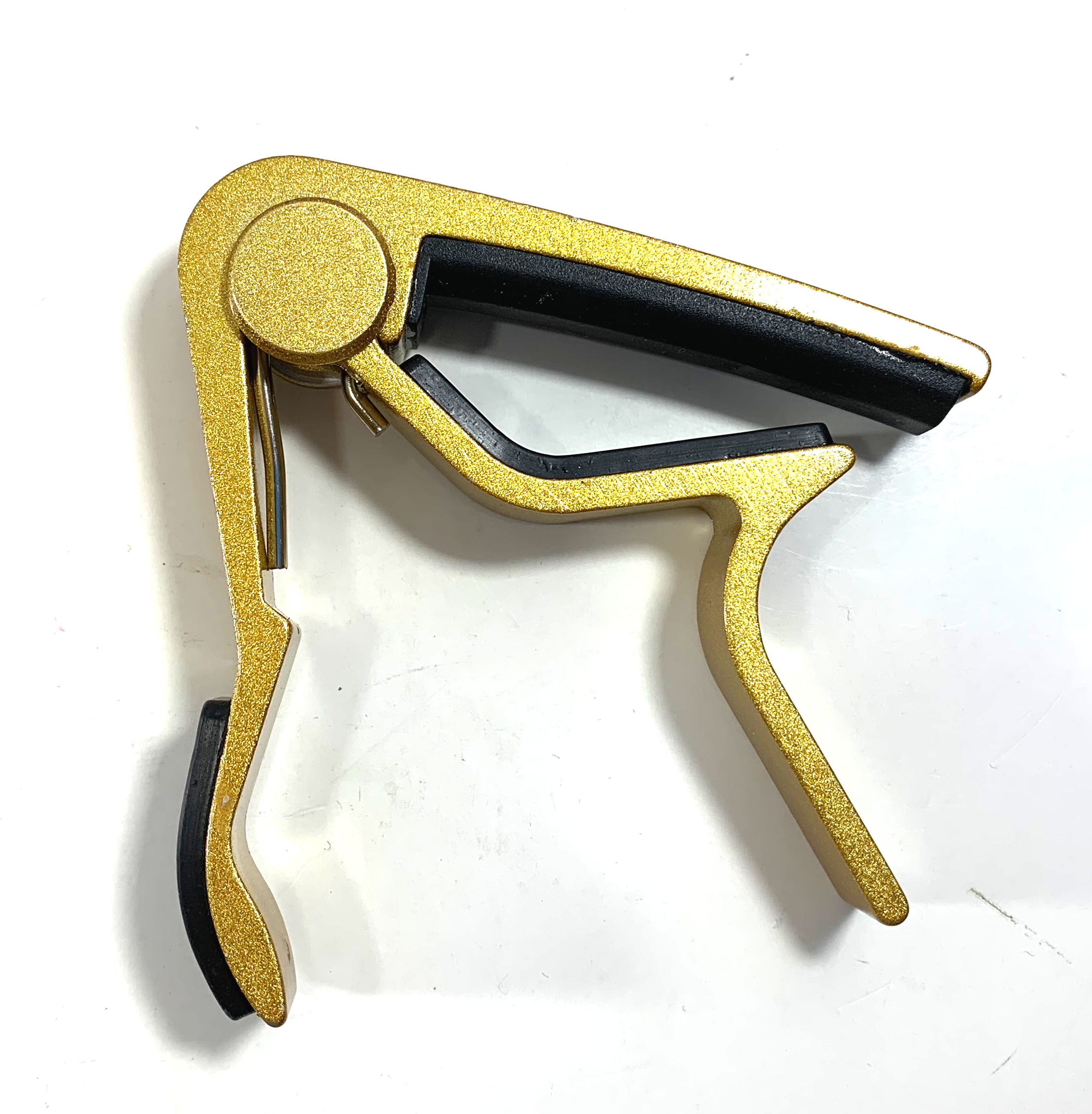 JMS Guitar Capo Gold Trigger Style Capo for Acoustic or Electric