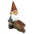 thumbnail image 2 of Design Toscano QM2433000 Statue de Nain de Jardin Brouette, 12 Pouces, Multicolore, 2 of 7