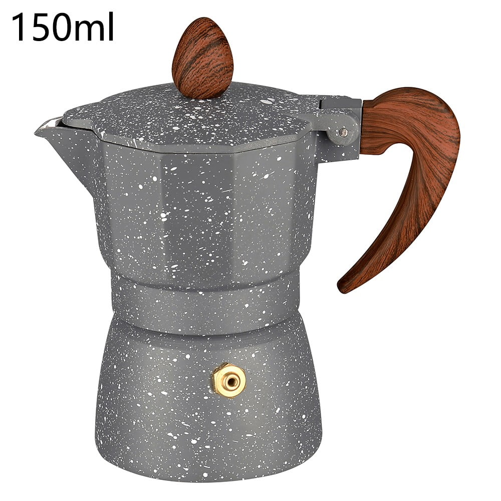 150/300ml Stovetop Coffee Maker 3/6 Cups Italian Espresso Percolator Moka Pot! 