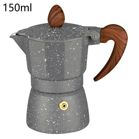 

150/300ML Aluminum Italian Moka Espresso Coffee Maker Percolator Stove Top Pot