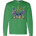 thumbnail image 3 of Inktastic Mardi Gras Masks and Beads Long Sleeve T-Shirt, 3 of 5