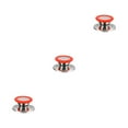 thumbnail image 4 of kurtrusly Bouton de Couvercle de Pot en Acier Inoxydable Anti-Brûlure Remplacement Poignée de Couvercle de Poêle de Cuisine Accessoires Modifiés Rouge Petit 3Ensemble, 4 of 6