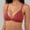 Watermelon Red, variant on Wireless Triangle Bralette Unlined Seamless Bras No Underwire Comfortable Unpadded Everyday Bra Padded Bras for Women Sports Bras for Women Non Removable Pads Woman Bras