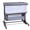 Beige, variant on Spanspace Baby Bassinet 5-in-1 Bedside Sleeper with Mosquito Net, 6-Height Adjustable, Foldable Travel Crib, Breathable 3D Wool Mattress, Gray