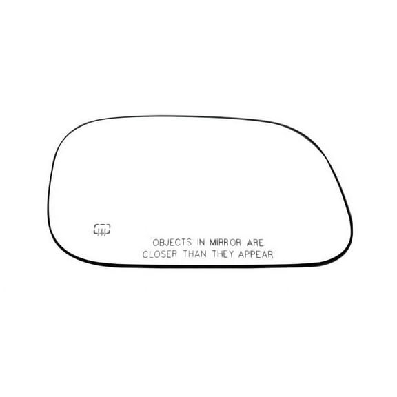 cciyu Passenger side View Mirror Glass Fits for 2005-2011 For DODGE DAKOTA 2006-2009 For MITSUBISHI RAIDER W/HEATED Chrome Convex Replaces RM17054-21P