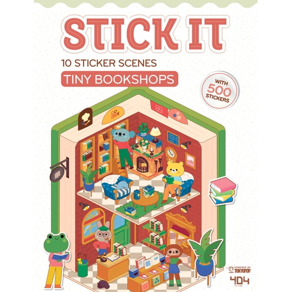 Stick It - Tiny Bookshops, (Hardcover)