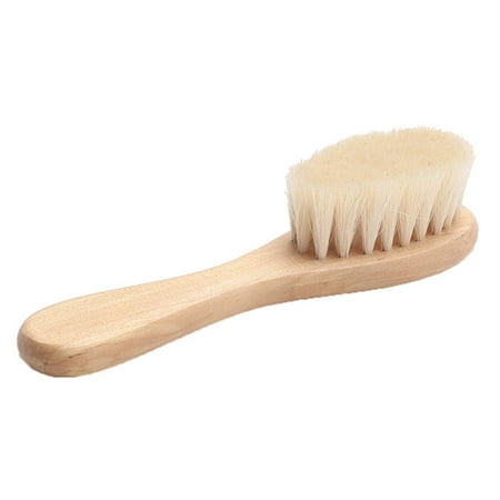 - Fancyleo New Wooden Baby Hair Brush Newborn Hair Head Massager