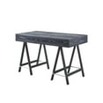 thumbnail image 6 of Posh Living Alleyne 2-Drawers Rectangle Wood Writing Desk in Black, 6 of 10
